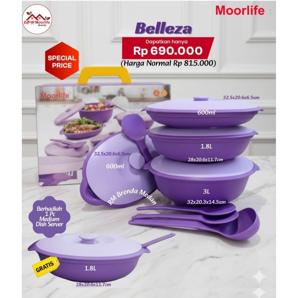 Moorlife Belleza Set 5 pcs. Blossom Moorlife