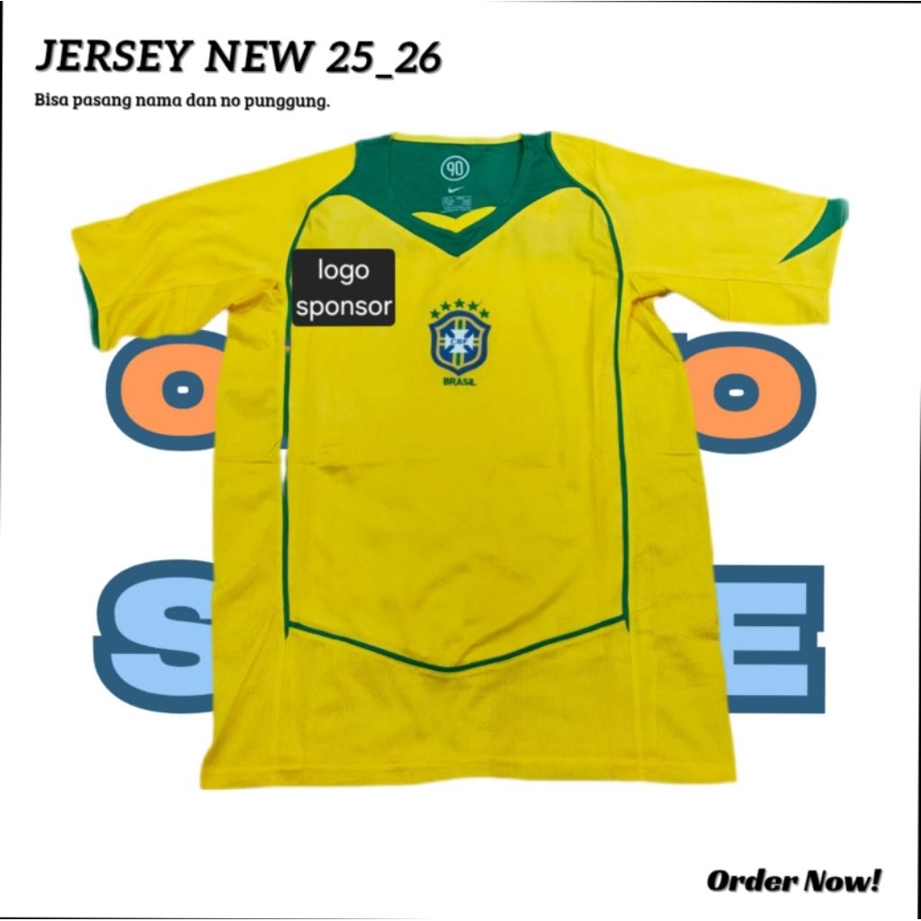 RETRO JERSEY BRAZIL HOME 2004 IMPRT VINTAGE