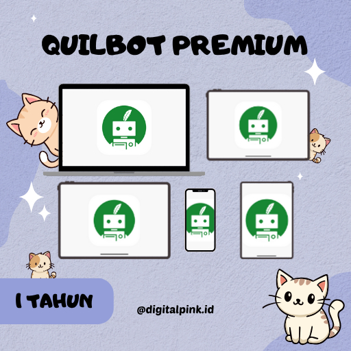 Quillbot Premium 1 Tahun Bergaransi - Parafrase Inggris dan indonesia