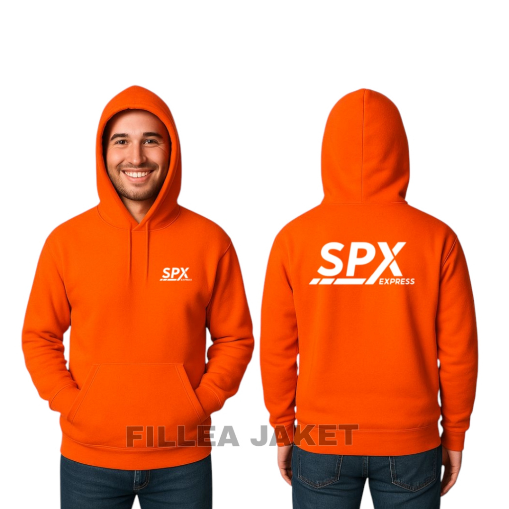 Jacket Hoodie Resleting dan jumper Logo spx expres | jacket Hoodie resleting jumper Spx  expres pria