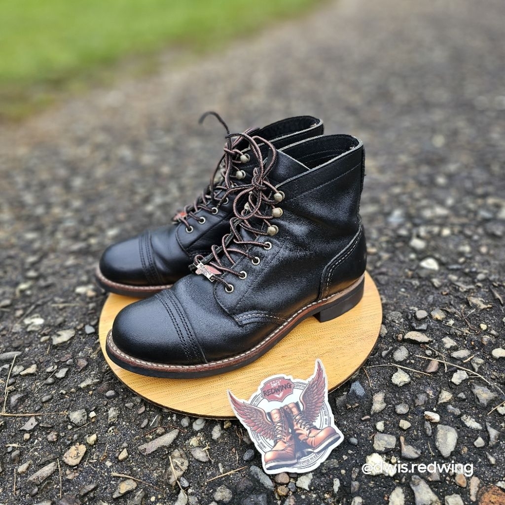 Redwing 3366 Iron Ranger Black (Women) Size 8B / 38,5 insole 25cm