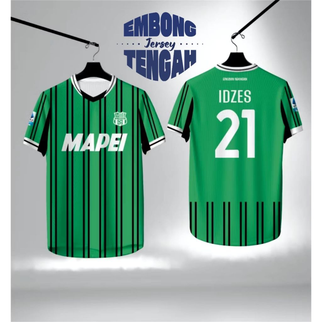 Jersey Sassuolo home 2025 2026 spesial IDZES gratis nama dan no punggung