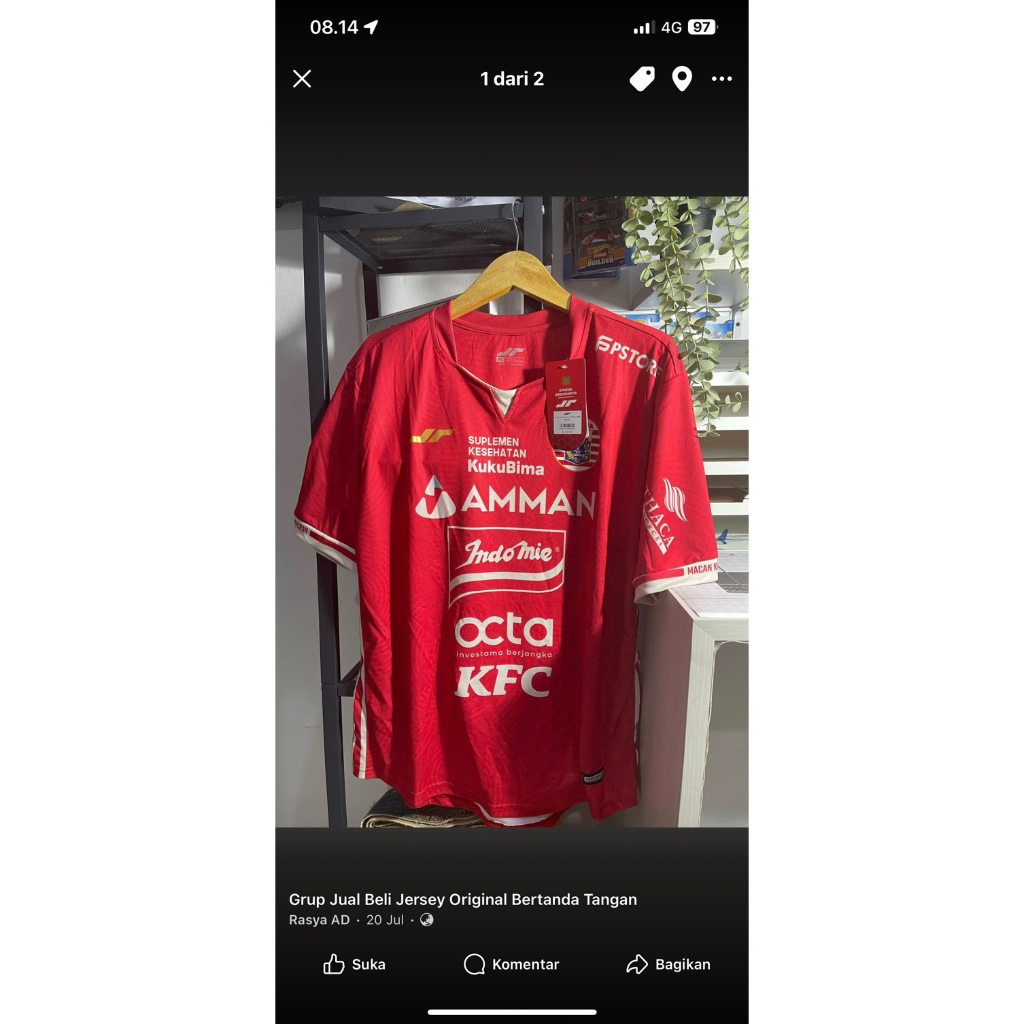 jersey persija signed