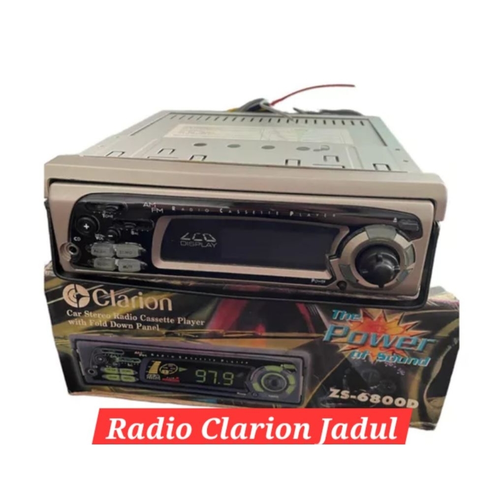 radio clarion jadul tape fm