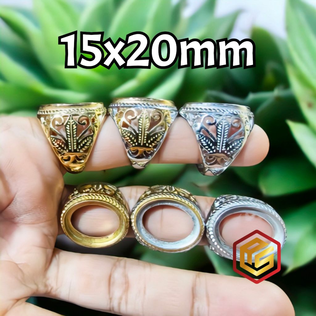 Ikatan Cincin Titanium Tanam 15x20mm -3