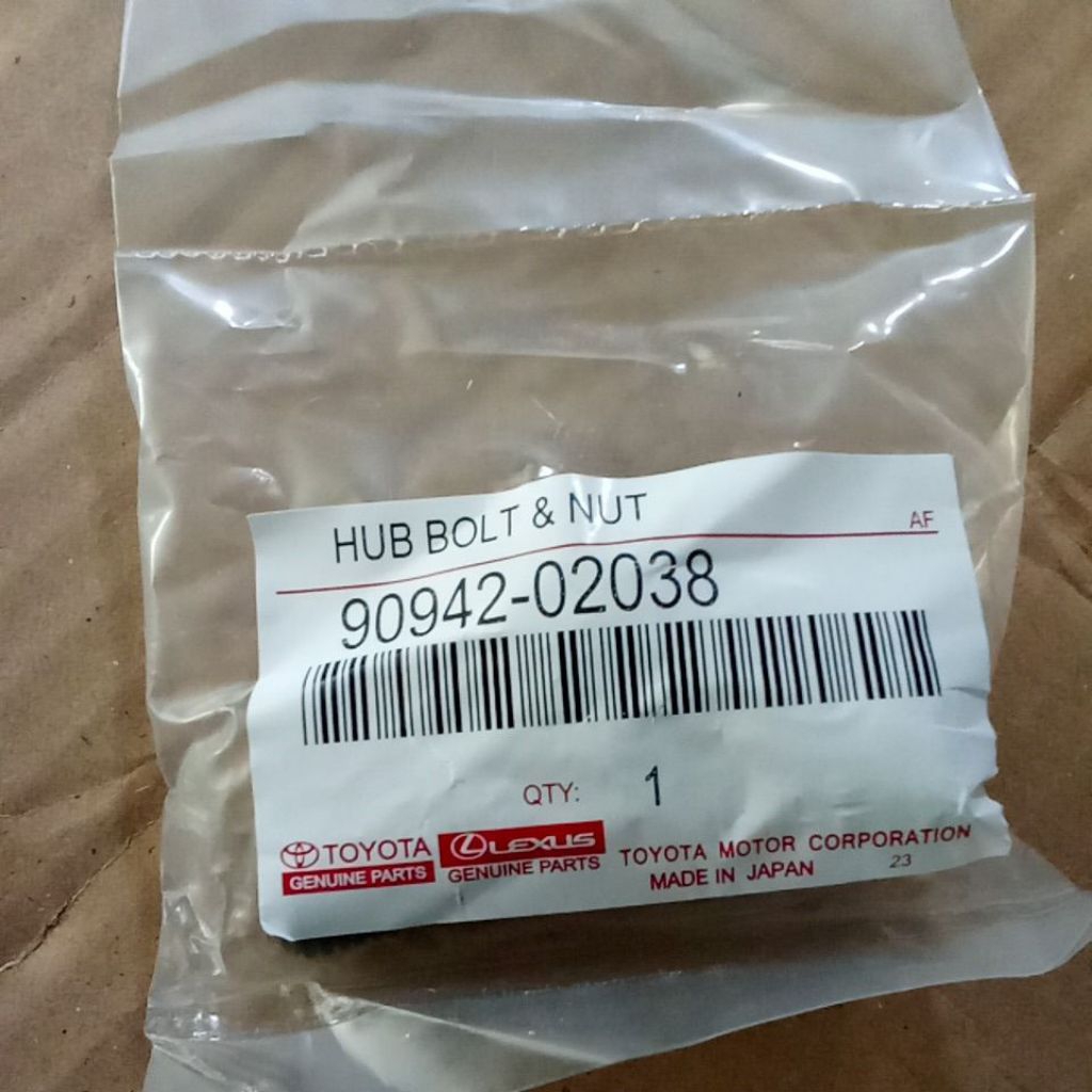 baut roda toyota kijang baja hitam panjang 6cm baut mur roda kijang panjang