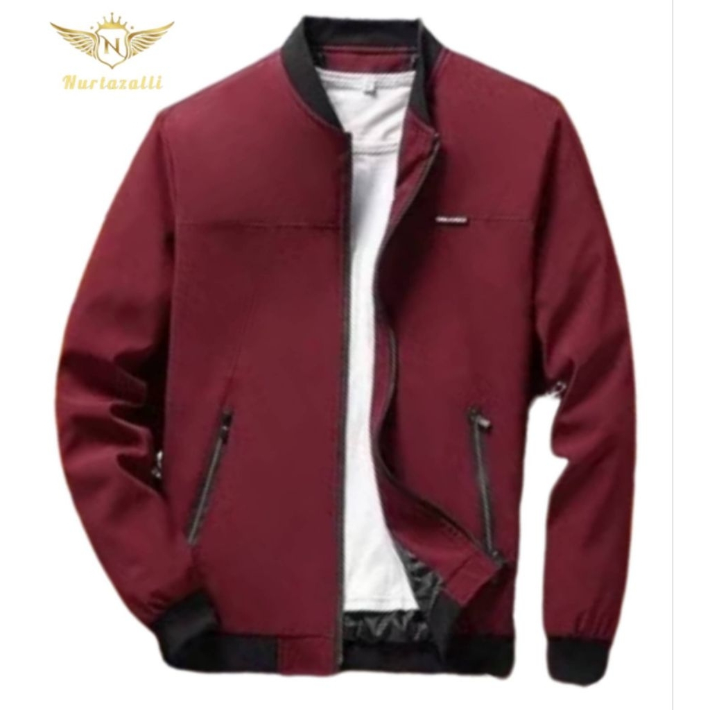 Jaket Pria Style Korea / Jaket Pria Terkeren / Jaket Pria Kerah Rib