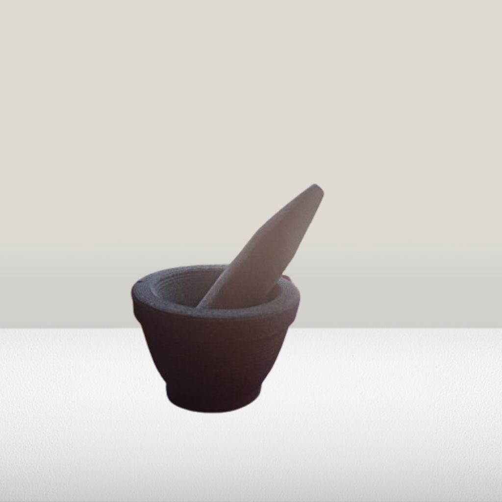 Lumpang alu batu asli