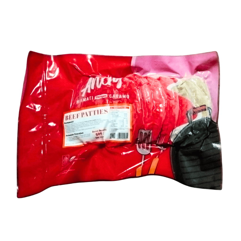 Andy beef patties sapi isi 10 500 gr