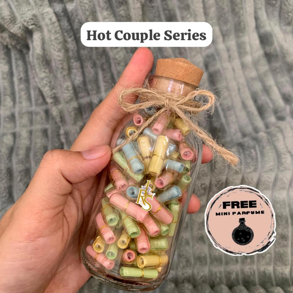 Relatedshop Botol Surat Cinta Romantis Kapsul Pesan Love Potion Kado Unik untuk Pasangan Baru dan Pa