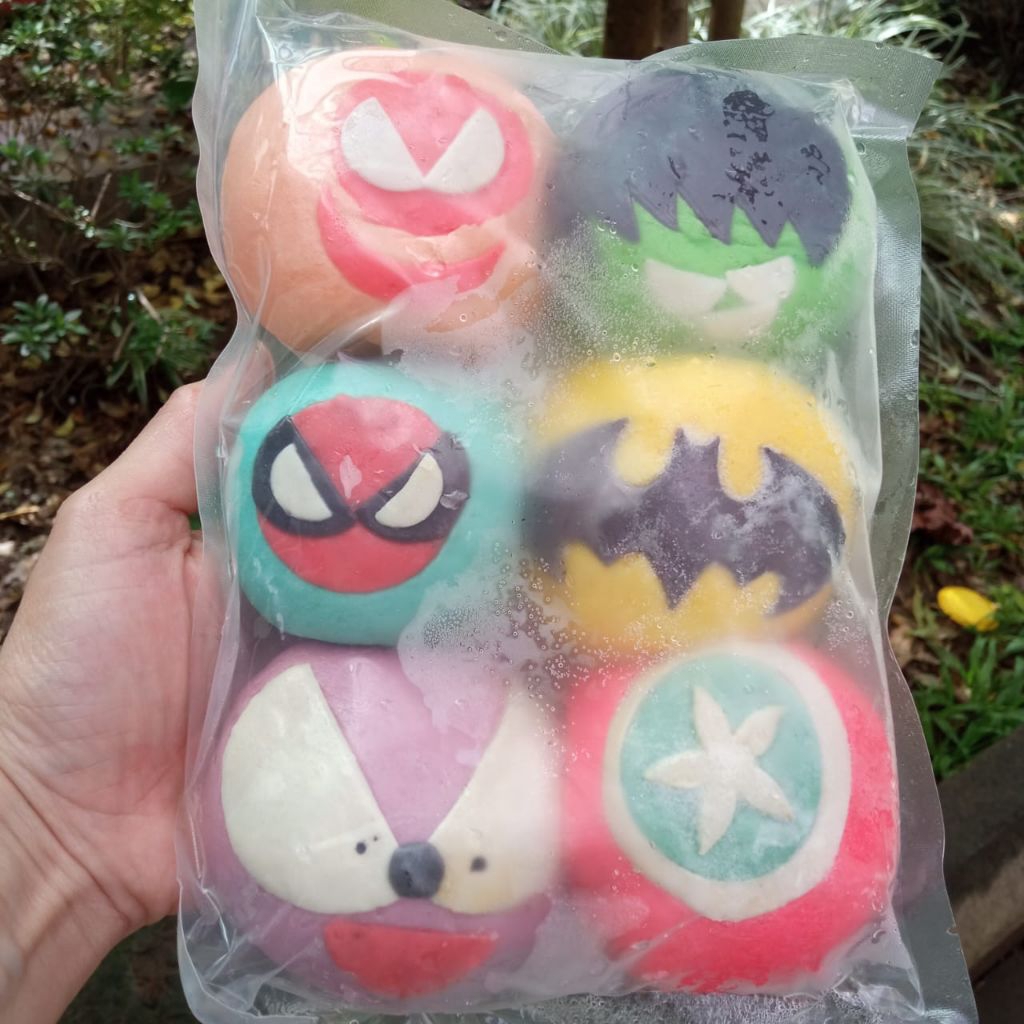 BAKPAO COKLAT KARAKTER FROZEN isi 6