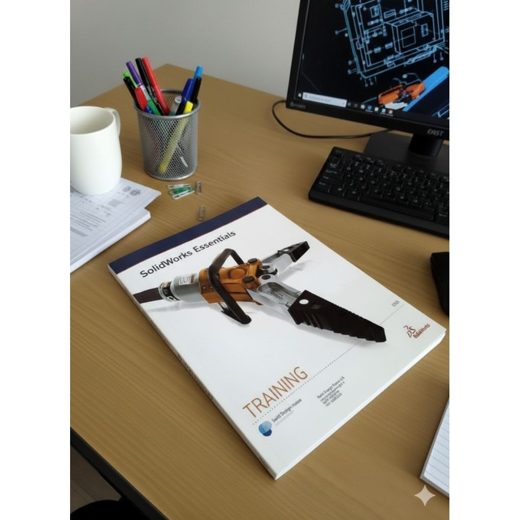 Solidworks Essential Module/ Buku Panduan Belajar Solidworks Design untuk Pemula dan Profesional