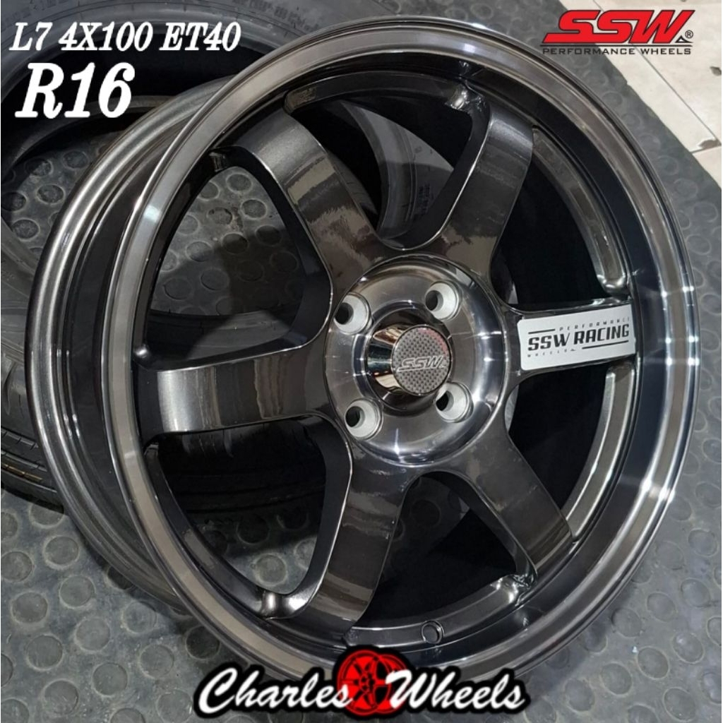 velg baru ssw r16 4x100 made in thailand + sentering