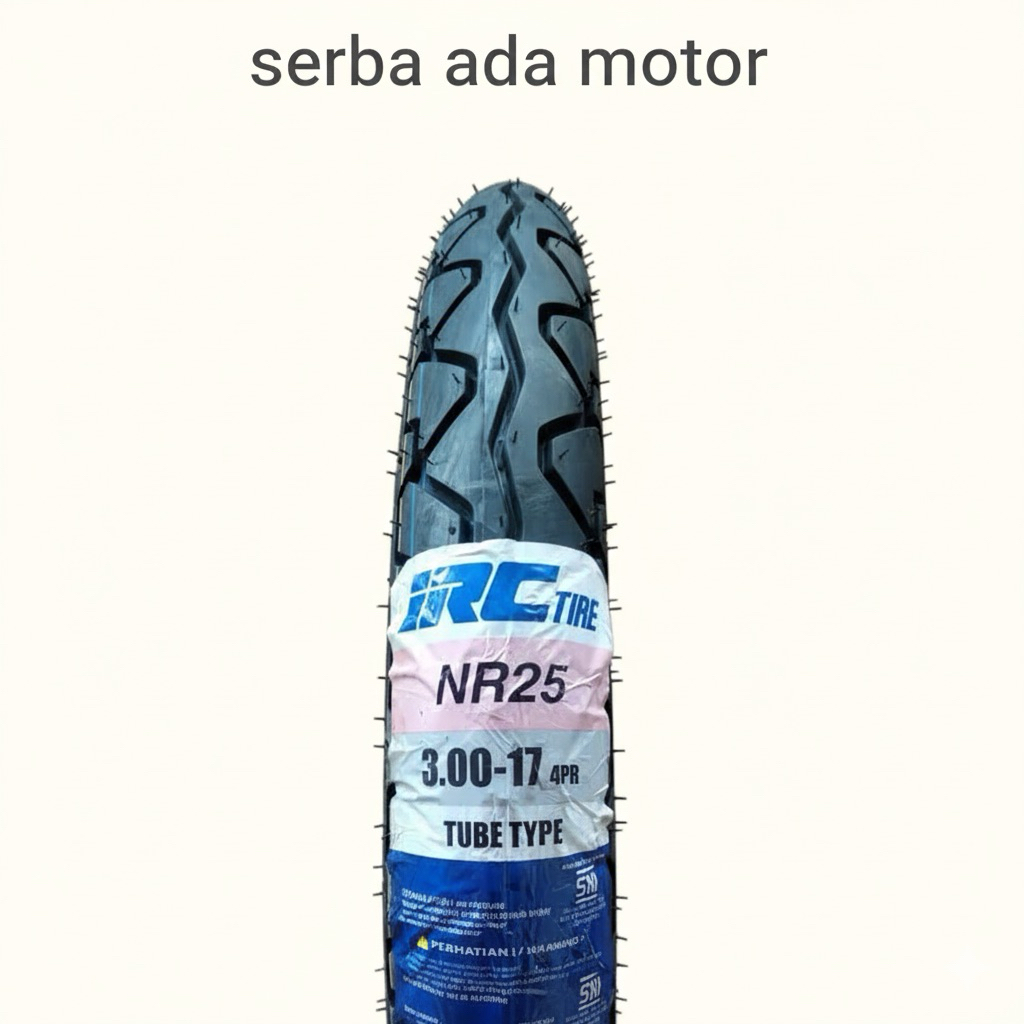 BAN LUAR IRC RING 17 300-17 NR25 NON TUBLES