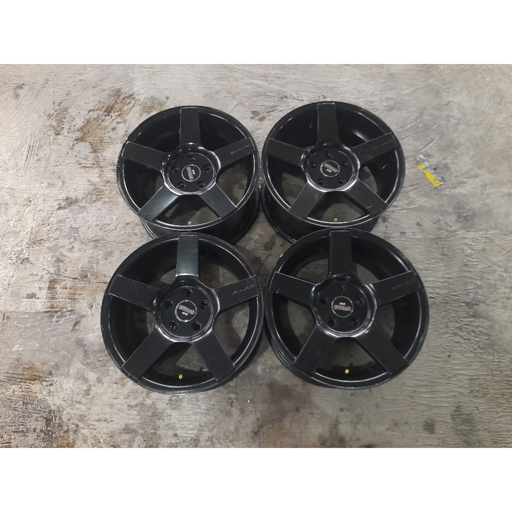 DIJUAL VELGSECOND RACING KMC RING 17 LEBAR 8,5 PCD 5X114