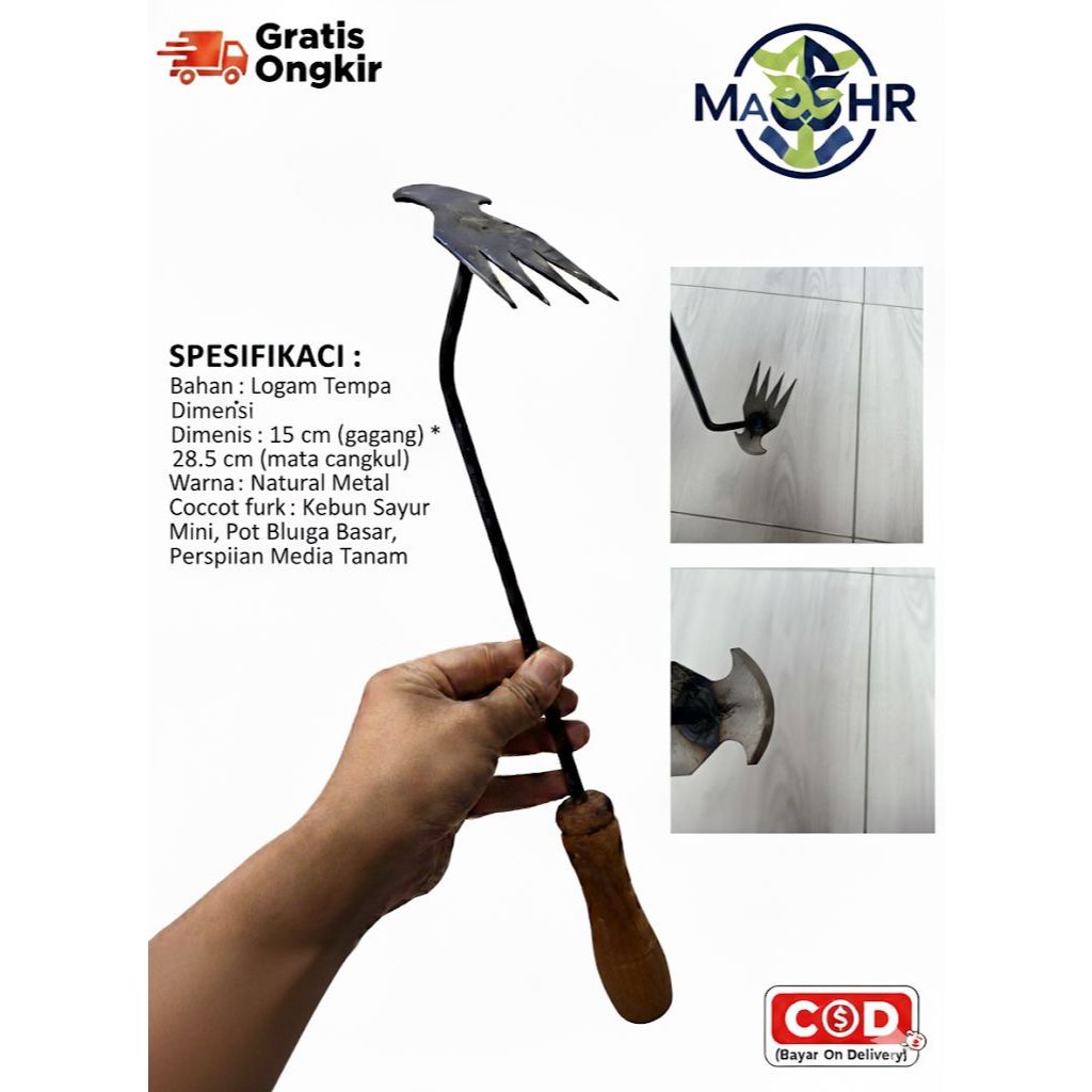 Alat Pencabut Rumput Liar Garpu Tanaman Multifungsi