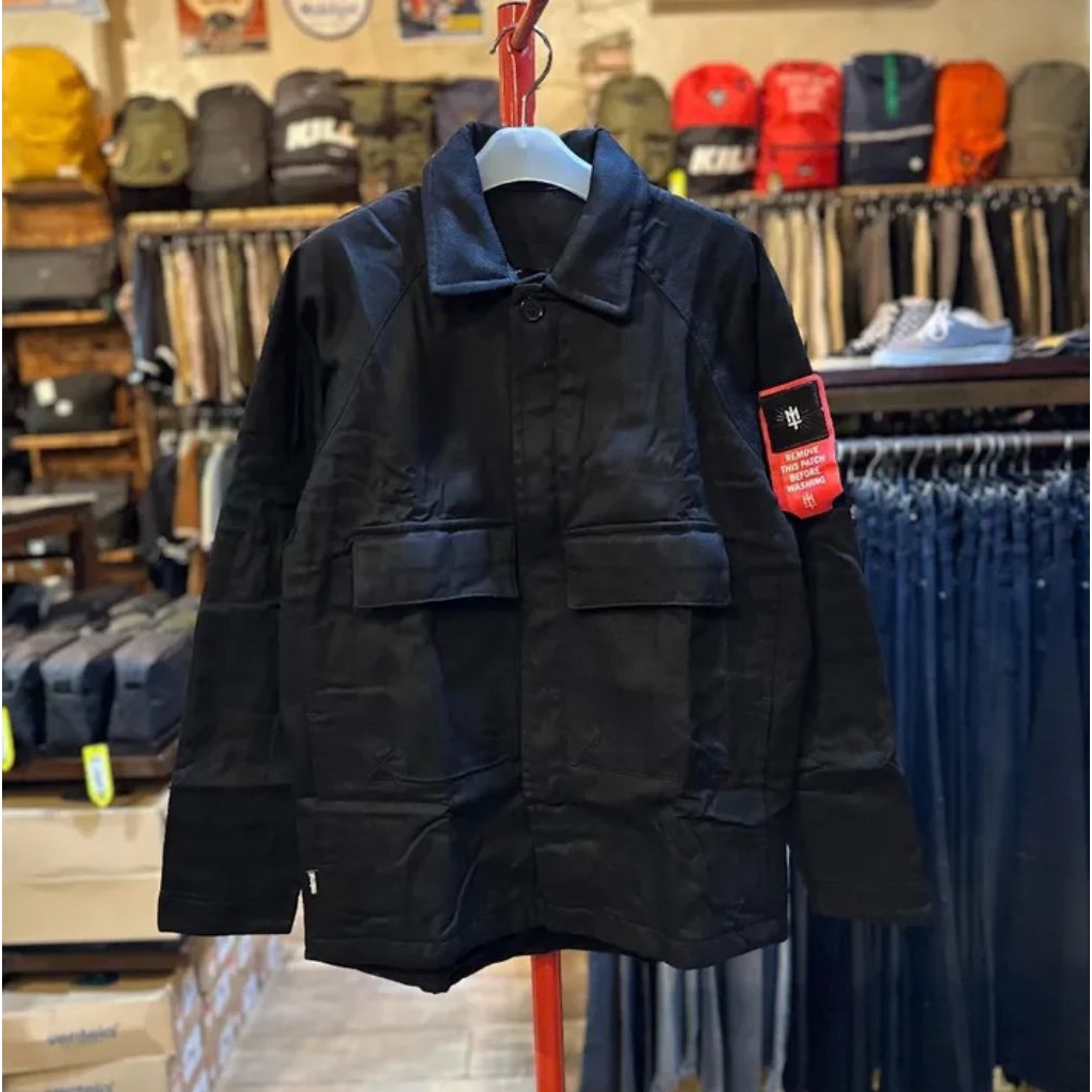 JAKET JEANS HITAM ORIGINAL MATERNAL DISASTER