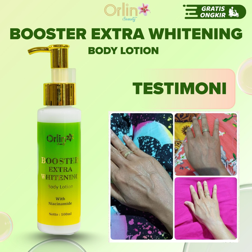 ORLIN BEAUTY BODY LOTION / BOOSTER EXTRA WHITENING BODY LOTION / HB MALAM ORLIN