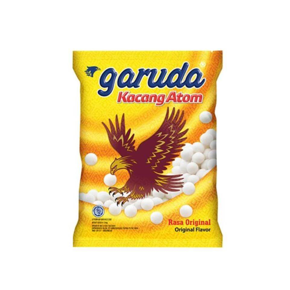 Kacang Atom Garuda 1 Pak Renceng 10 Bungkus Bks Original Sukro 1000