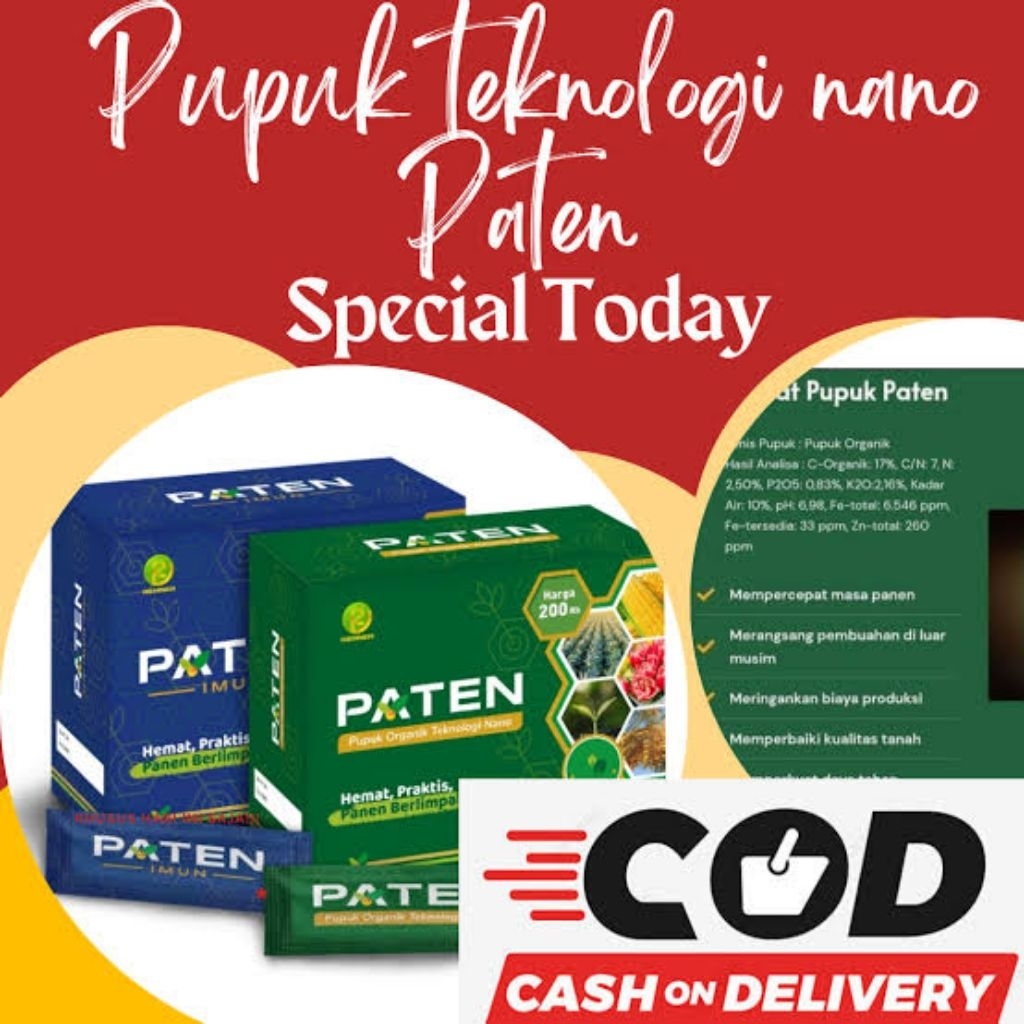 Pupuk Paten hiaju dan Paten imun. (1 Pasang)