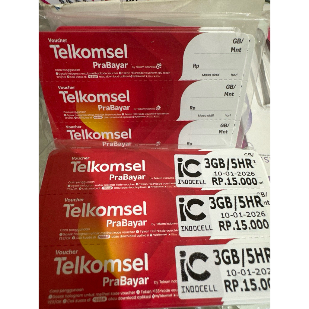 Voucher Telkomsel 3GB 5Hari