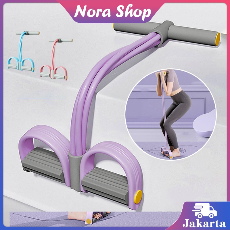 Alat Olahraga 6 Tali / Tali Gym Alat Fitness Rumah / Alat Penurunan Berat Badan Di Rumah