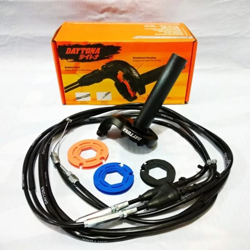 Gas Spontan Daytona 2 Kabel, Panjang 1.8M buat Motor Matic Mio,Vario125/150/160,BEAT,PCX,NMax,Scoopy