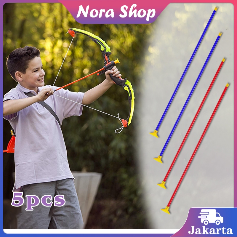 5pcs Sucker Panah Adsorpsi Kuat / Anak Panah Karet Anak / Panah Pengisap