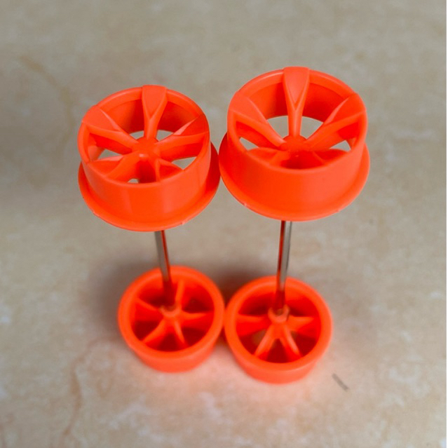 VELG TAMIYA 5 SPOKE ORANGE ORIGINAL TAMIYA BALLANCING MAKSIMAL | BALLANCE MAKSIMAL BAN TAMIYA