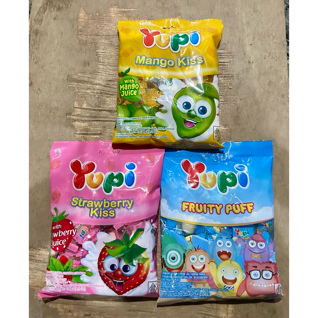 YUPI PERMEN BUNGKUS 120gr