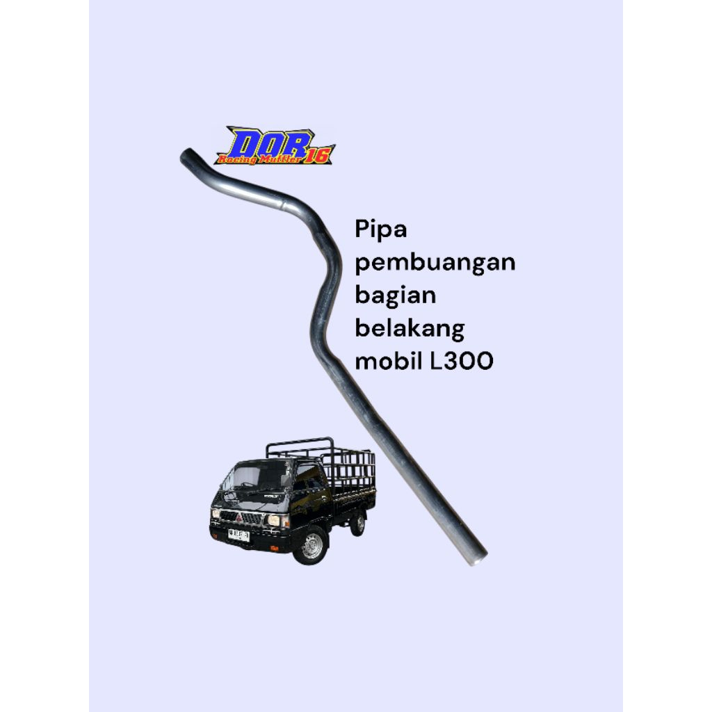 pipa knalpot bagian belakang ( pembuangan ) untuk mobil L300