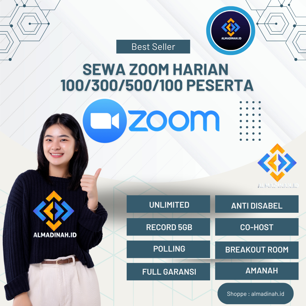 Sewa Zoom Harian 100 300 500 1000 Peserta Software Unlimited