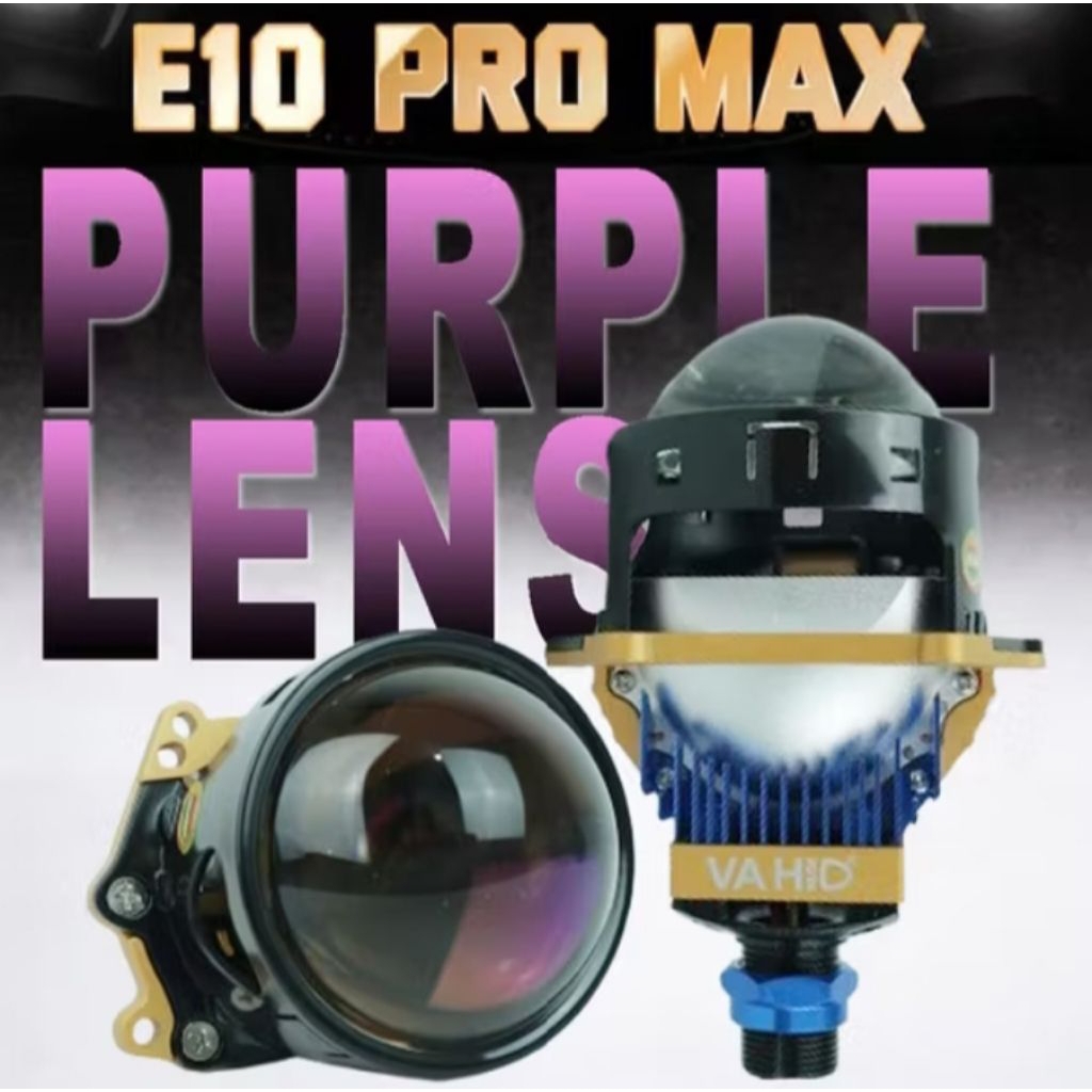 E10 Promax - lampu biled projector semi laser 3 inch Vahid 80 watt