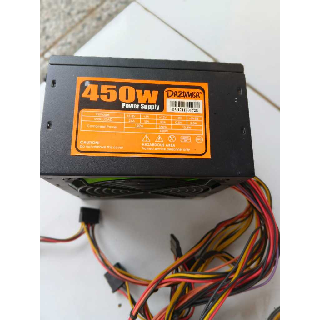 Power Supply PSU Komputer Dazumba 450Watt  SECOND BAIK