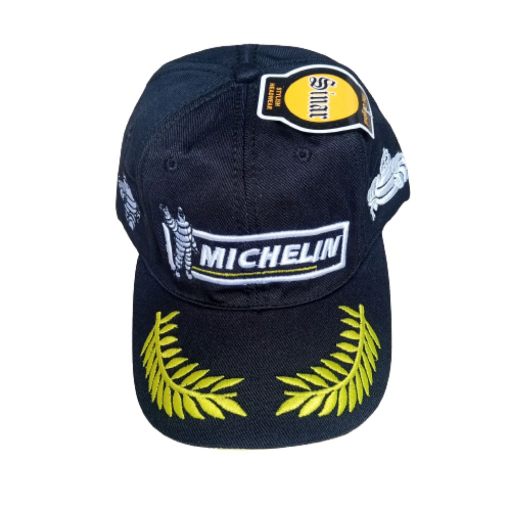 topi baseball Moto GP Michelin hitam podium MotoGP