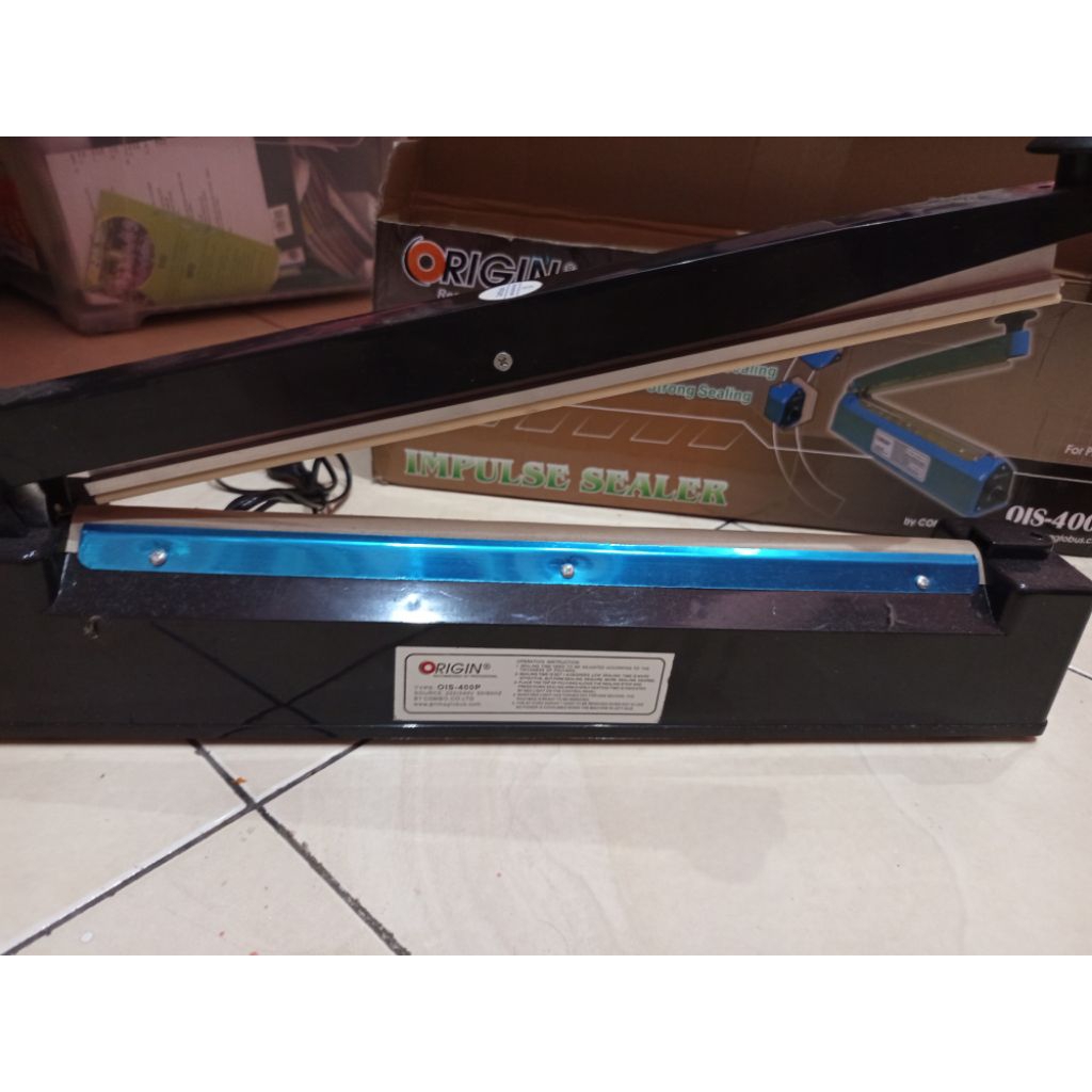 impluse sealer/mesin press plastik