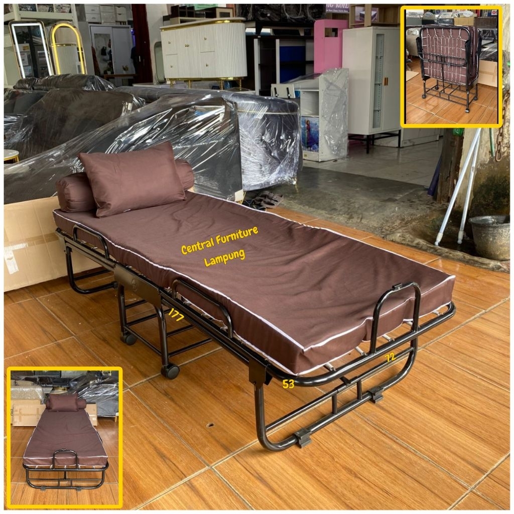 Folding bed / Ranjang Besi Lipat