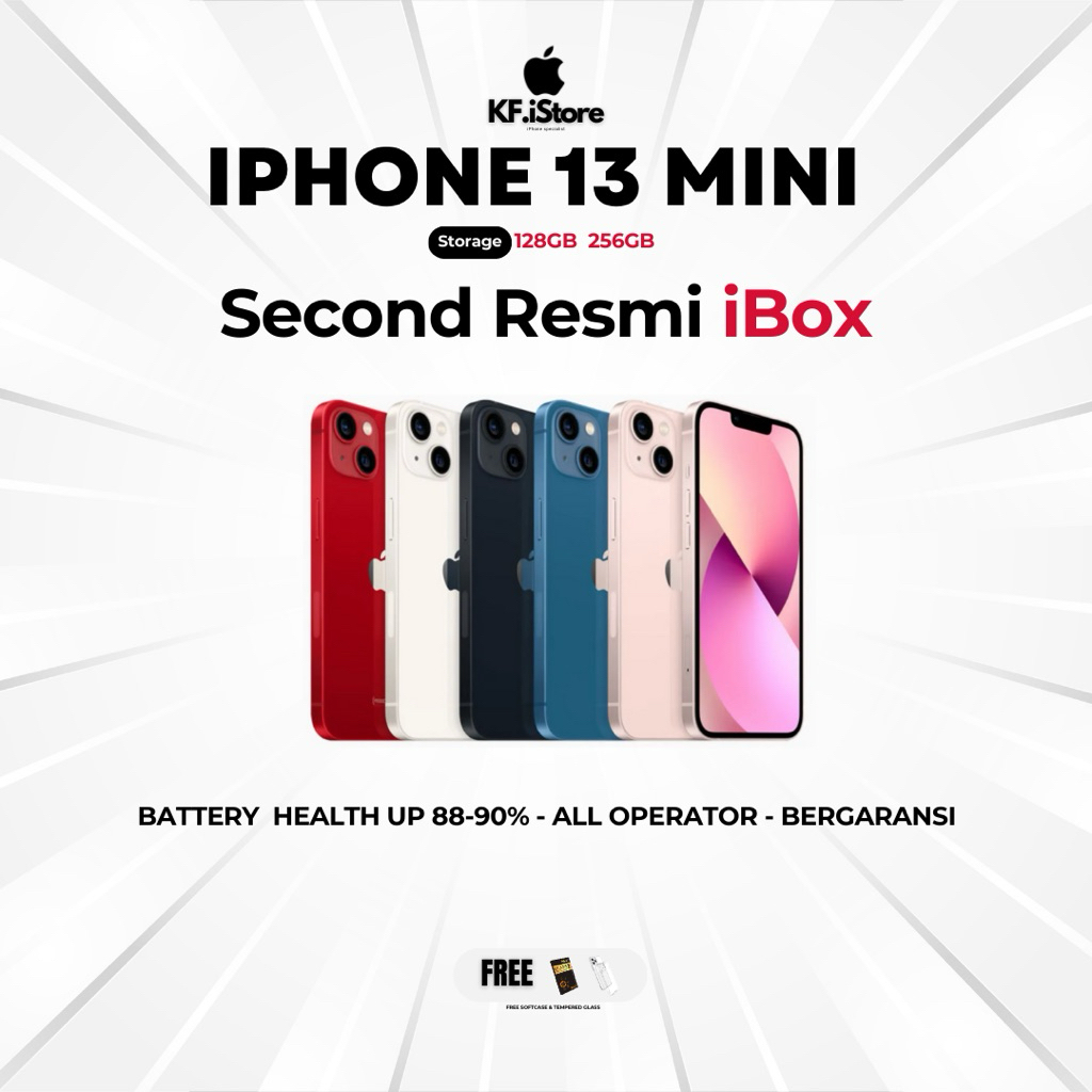 iPhone 13 mini Second Resmi iBox 128 256 GB