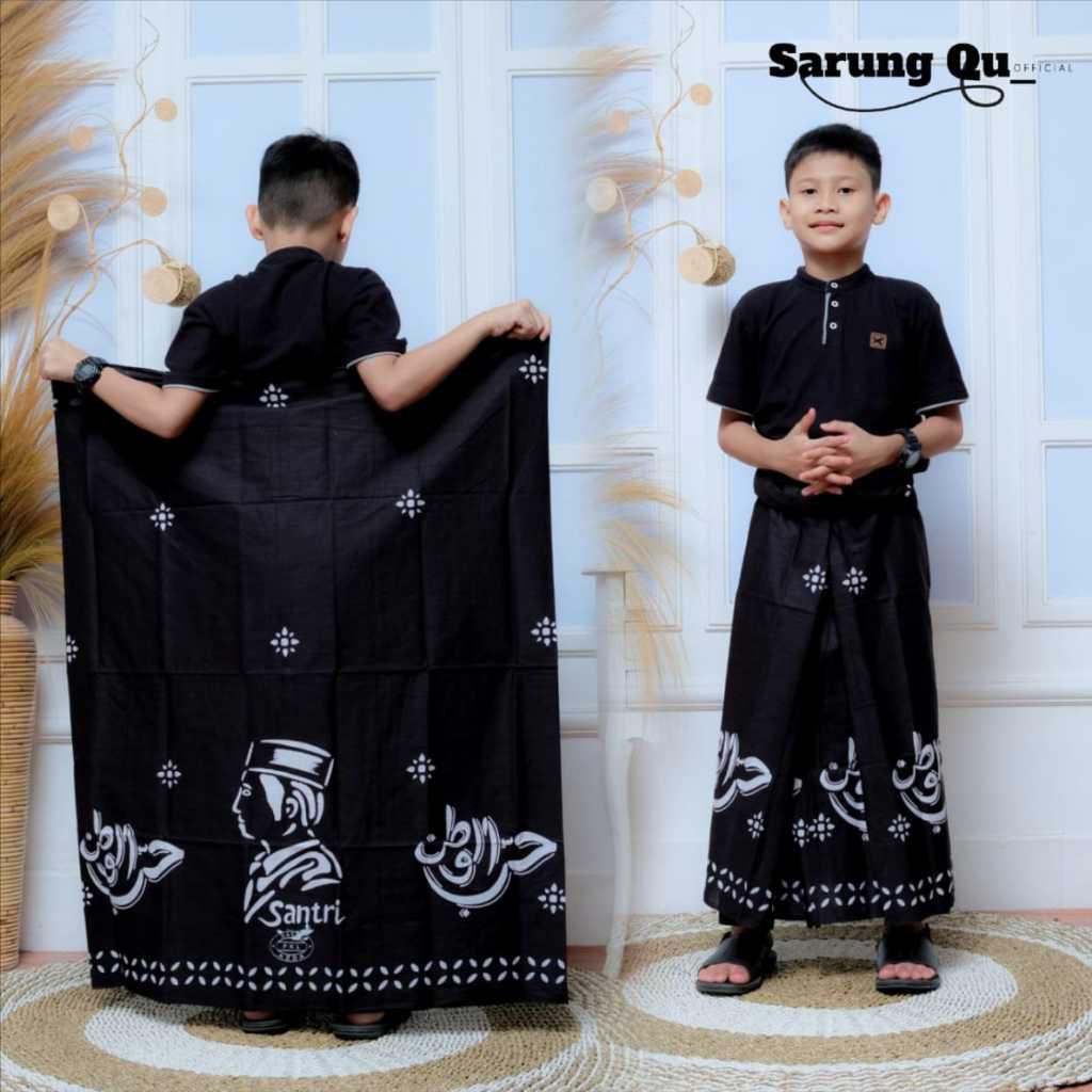 SARUNG BATIK ANAK LAKI-LAKI SD ATAU SMP MOTIF WAYANG EXCLUSIVE WADIMOR JUNIOR | SARUNG ANAK