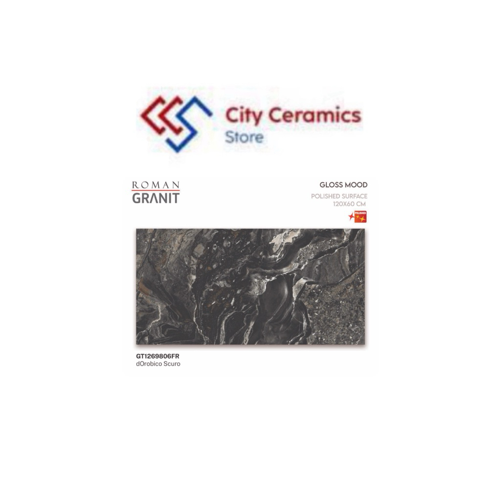 ROMAN GRANIT DOROBICO SCURO 120x60