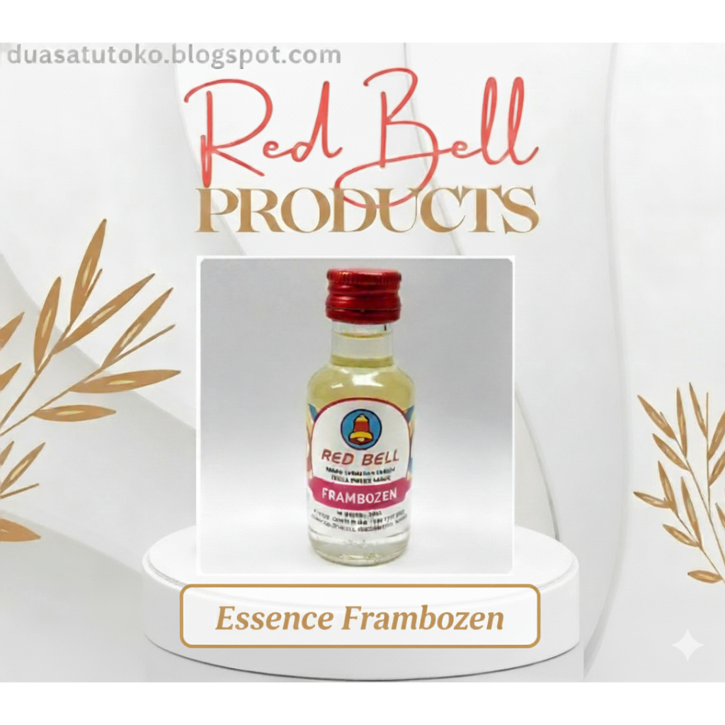 Essence Frambozen Redbell 30ml – Aroma & Perisa Makanan Premium untuk Kue dan Minuman