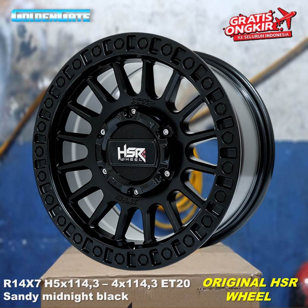 Velg muatan ring 14 baut 5x114,3 4x114,3 hsr xts05 untuk l300 granmax carry avp dll