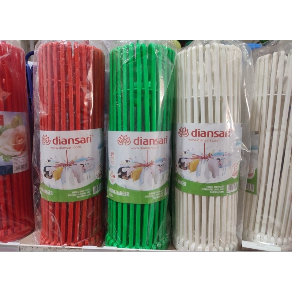 Folding Jemuran Baju Bayi Diansari 30 stik/Jemuran Bayi/Folding/ Jemuran Anak/ Folding Murah/ Jemura