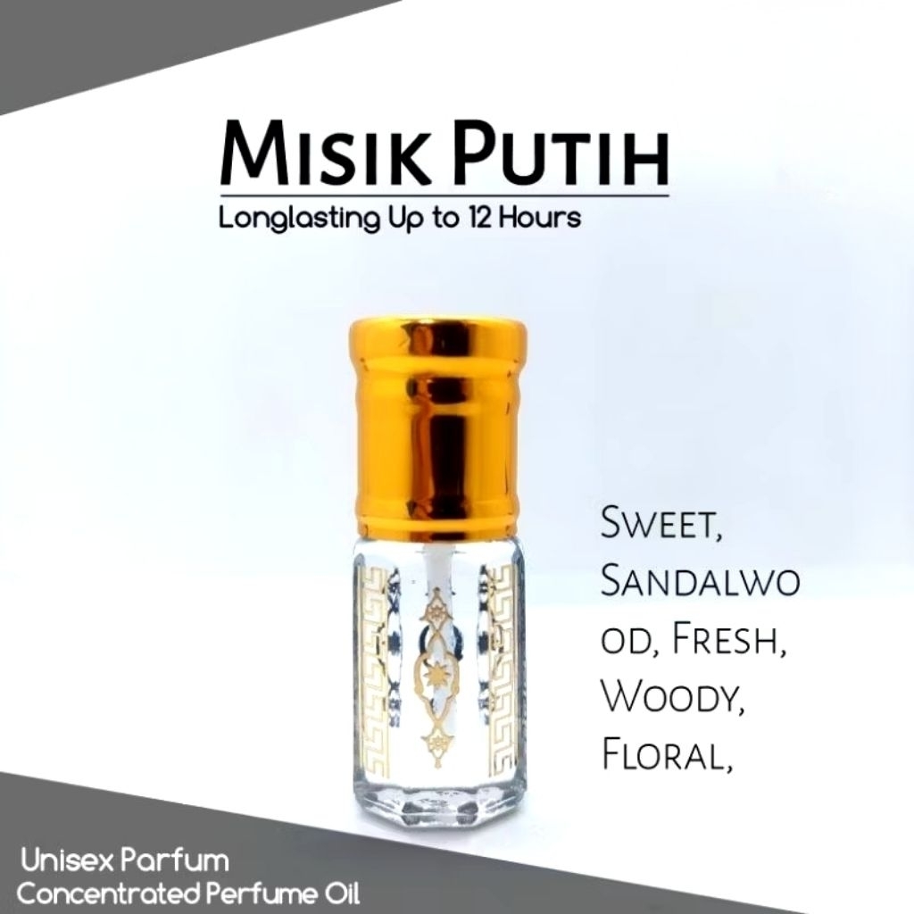 minyak misik putih asli arab Saudi100%