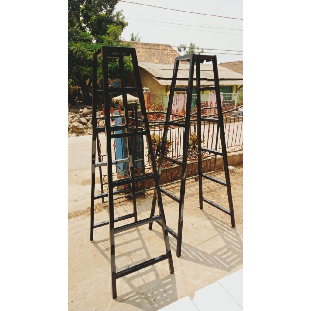 tangga lipat besi hollow