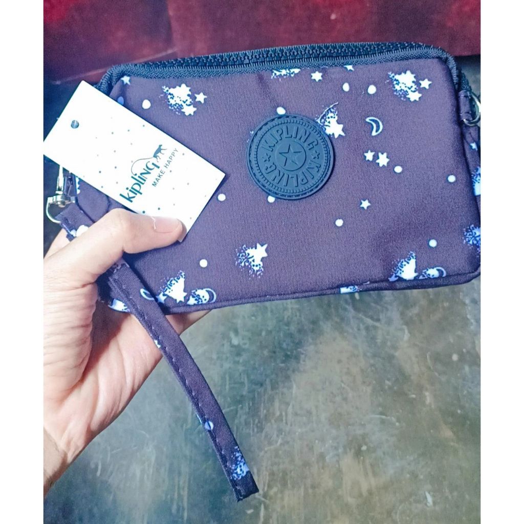 (FREE TALI PANJANG) tas dompet kliping (BROWN) murah