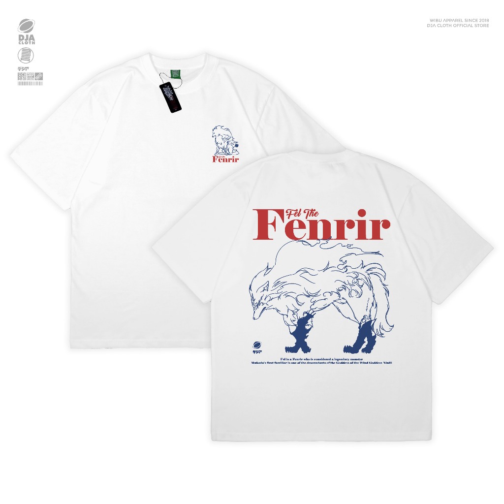 DJA Kaos Fel The Fenrir Tondemo Skill de Isekai Campfire Cooking in Isekai T-Shirt Baju Anime Manga