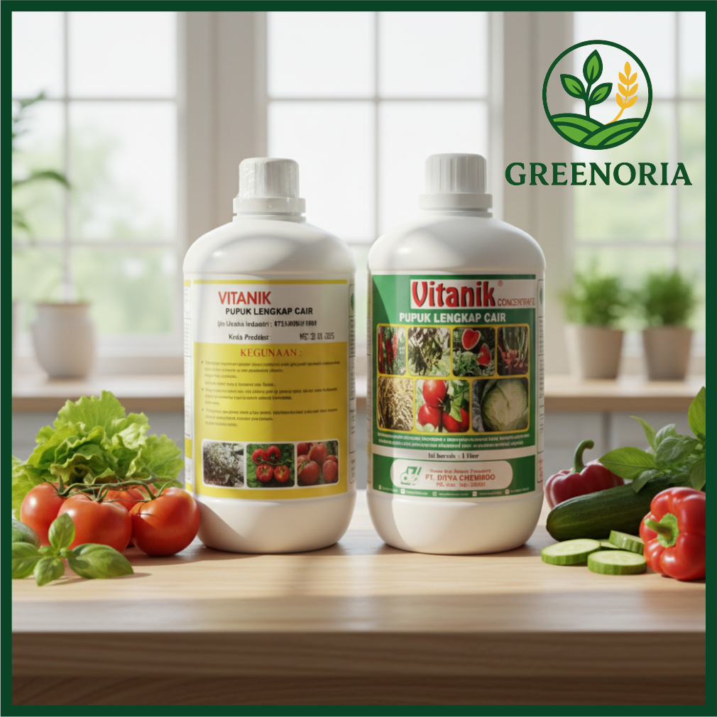 Pupuk Cair Vitanik Concentrate: Booster Pertumbuhan, Pembungaan, Pembuahan & Anti Rontok