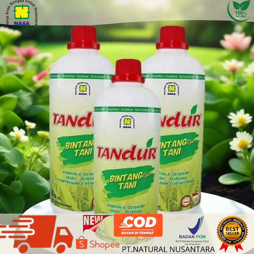 PUPUK PADI/tandur bintang tani nasa - pupuk organik cair 1 liter/untuk menambah bobot padi