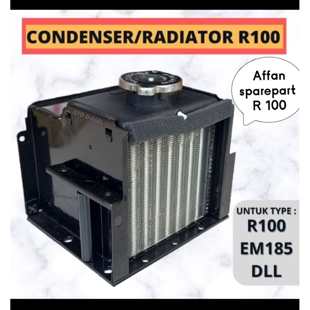 Radiator mesin diesel Dongfeng R100 mesin 10pk radiator pendingin mesin diesel